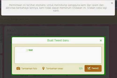 akun twitter diblokir