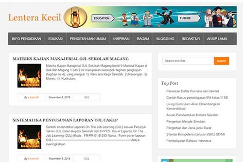 lentera kecil blog