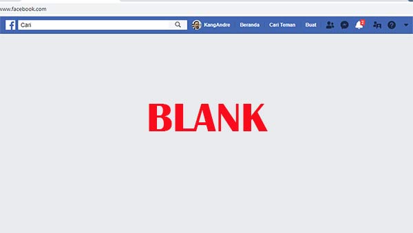 Akses Facebook Via PC blank