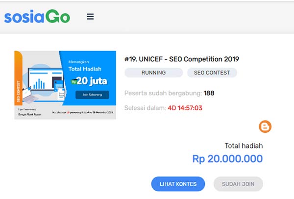 kontes seo sosiago