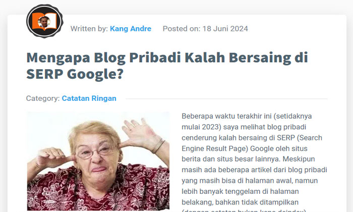 blog pribadi